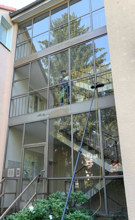 Fensterreinigung Glasfassade